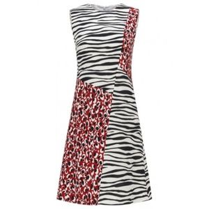 HUGO BOSS Animal Print Diseba Sheath Dress